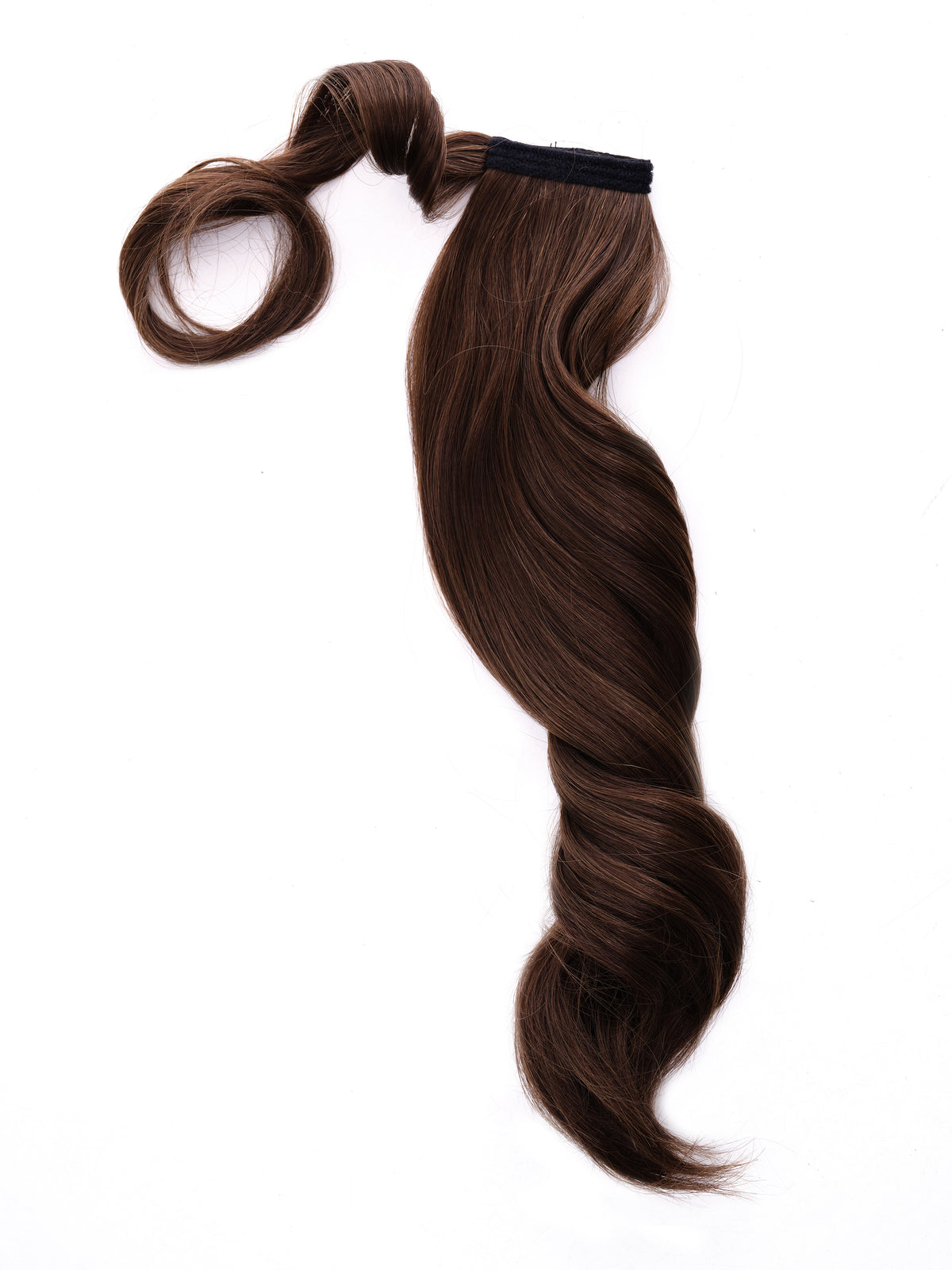 Középbarna színű mini copf