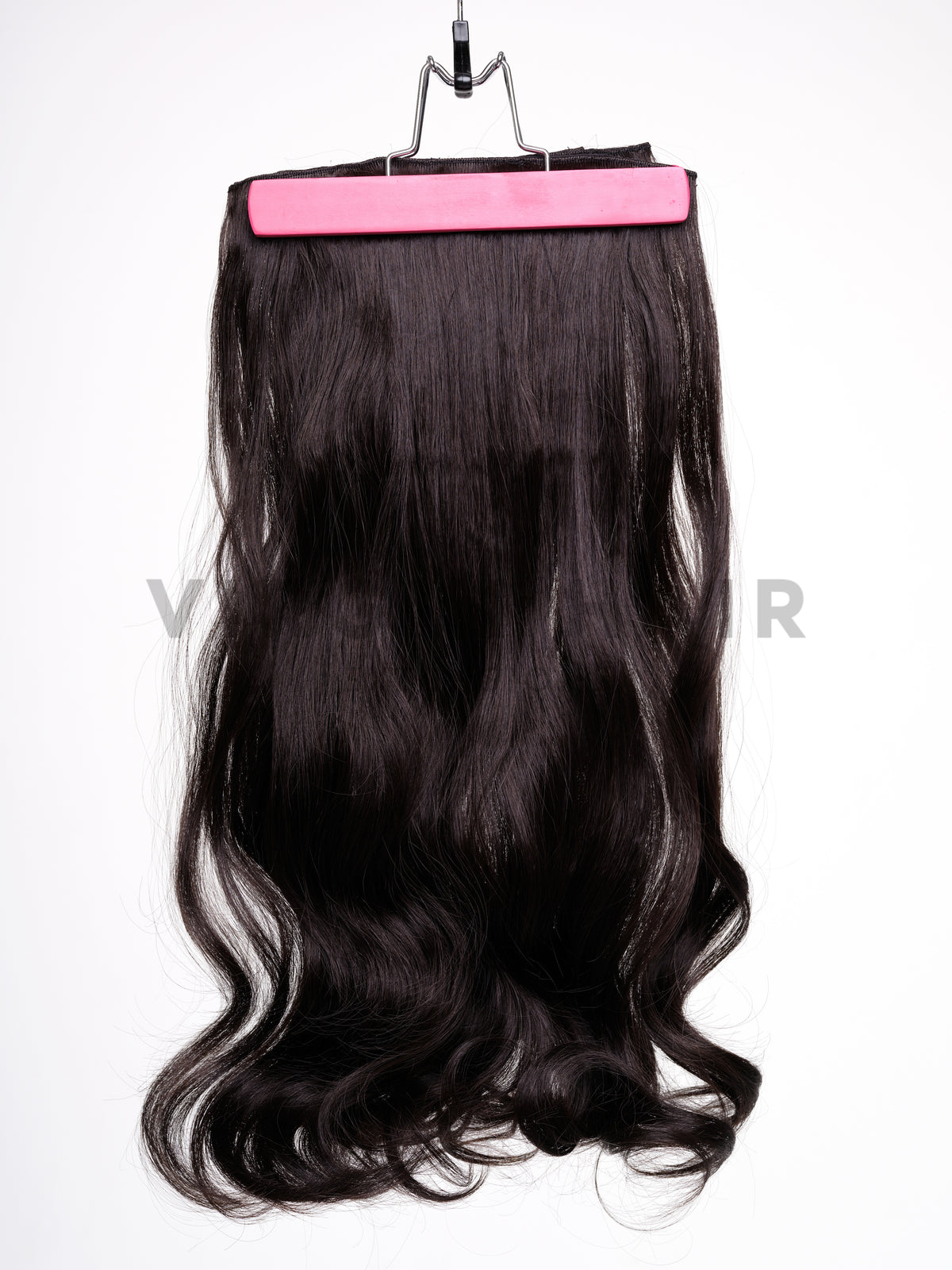 Természetes fekete göndör szintetikus póthaj