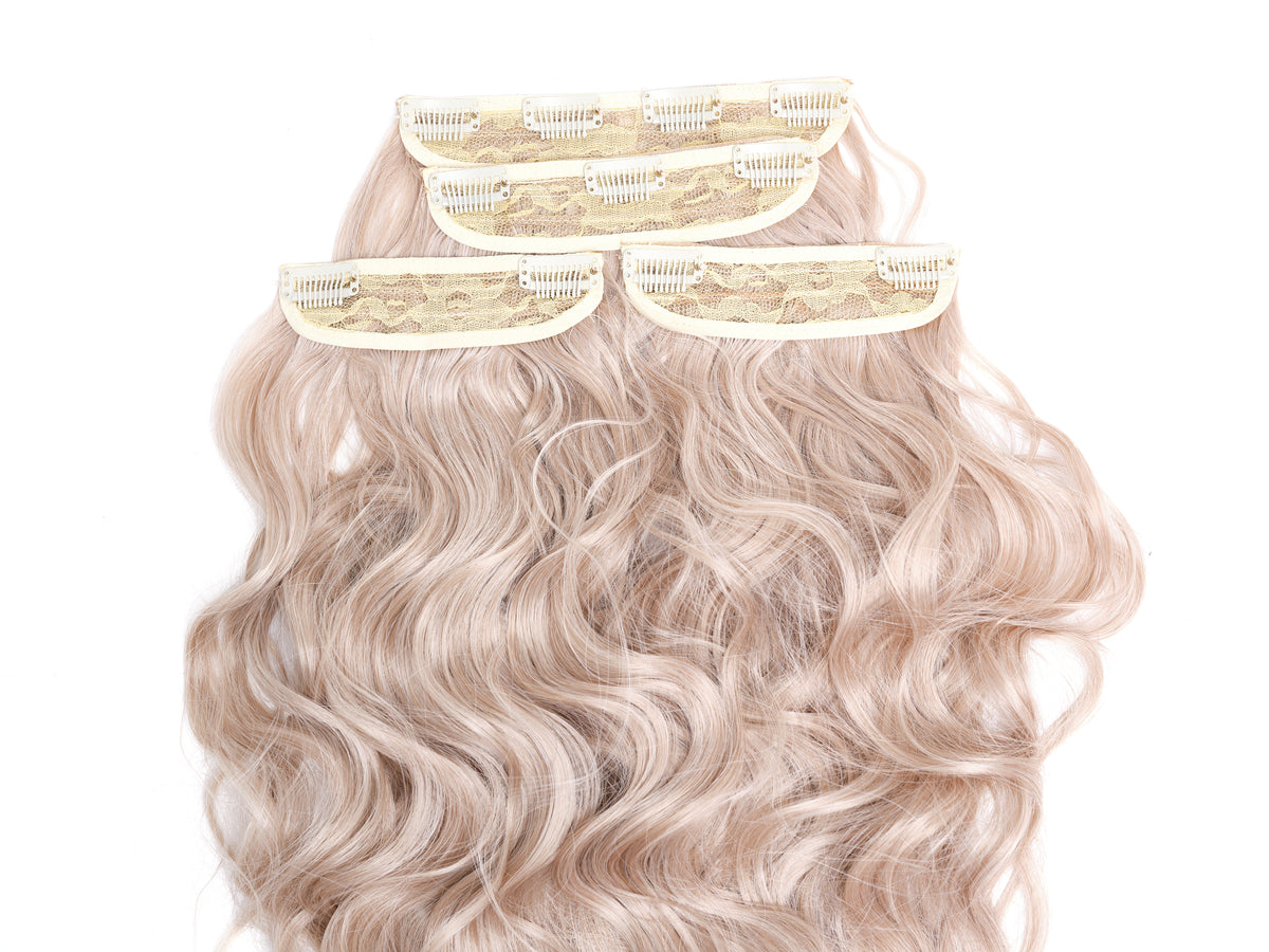 Világos szőke tengerparti hullámos póthaj