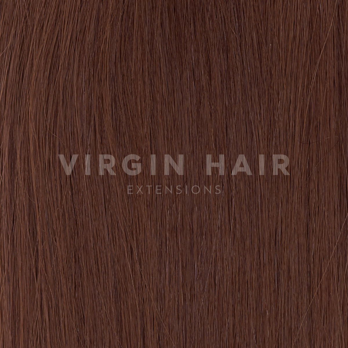 Csokoládábarna színű egyenes copf