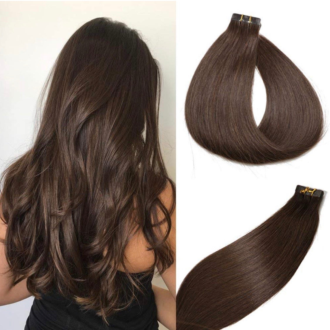 ragasztócsíkos, ragasztószalagos póthaj, tape in hair