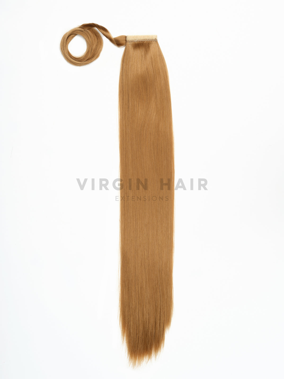 Mézbarna színű egyenes copf