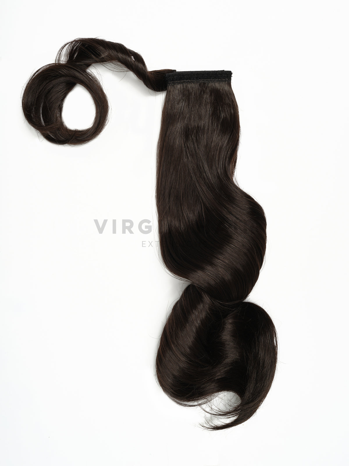 Természetes fekete színű mini copf